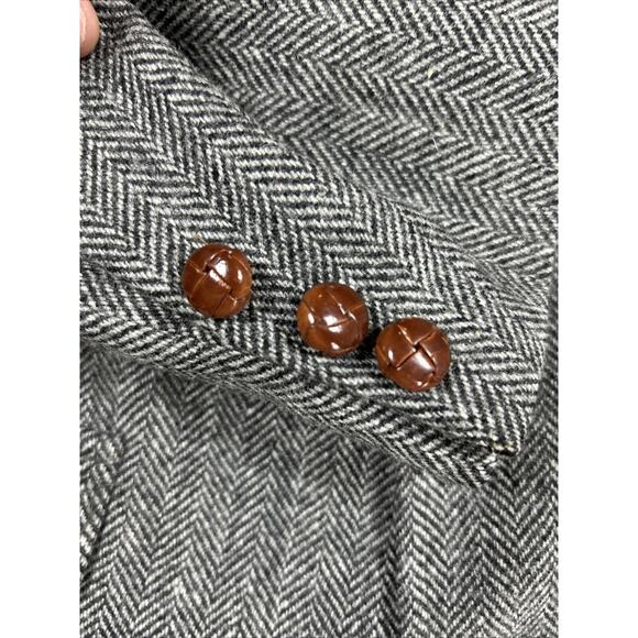 Bullock & Jones Vintage Men's Sport Coat Blue Plaid Wool - Picture 10 of 12